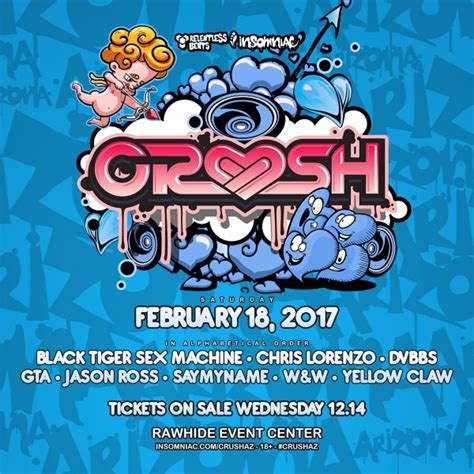 Fall In Love With The Crush 2017 Lineup Relentless Beats