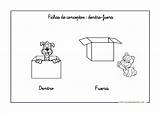 Opuestos Fuera Conceptos Fichas Preescolar Escuelaenlanube Imágen sketch template
