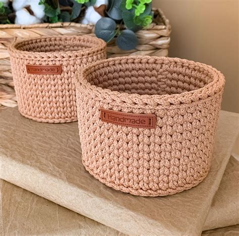crochet basket pattern  basket pattern handmade etsy