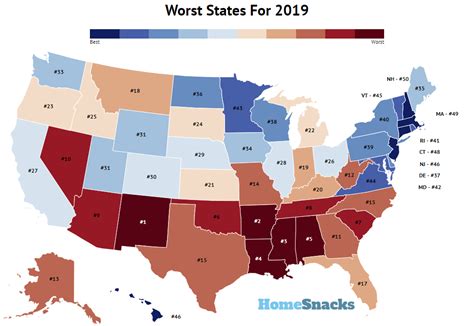 the 10 worst states in america for 2019 roadsnacks