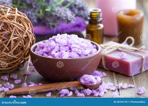lavender spa royalty  stock  image