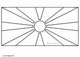 Macedonia Flag Coloring Pages Printable Edupics Large sketch template
