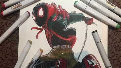 Spiderman Verse Drawing