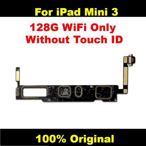 original mainboard  ipad mini   wifi version unlock  touch id logic board