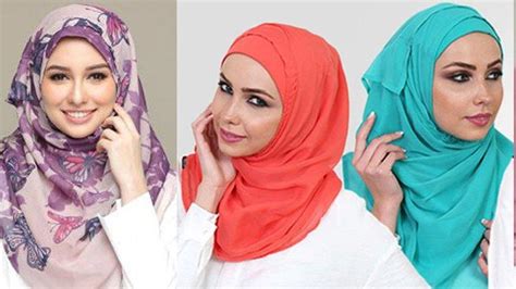 hijab printed jadi tren lebaran   tribunnewscom