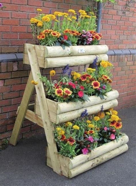 beautiful diy wood flower planter ideas  decorate  home