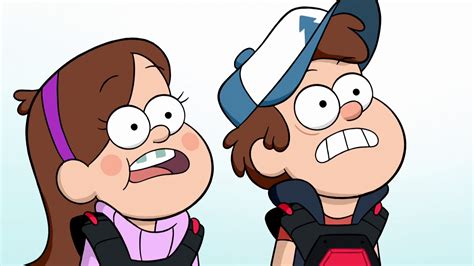 Image S2e8 Dipper And Mabel Shocked Png Gravity Falls