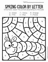 Worksheets Spring Letter Color Preschool Caterpillar Capital Lowercase Kindergarten Prek Activities Printables Pdf Grade April Comment Leave Arts sketch template