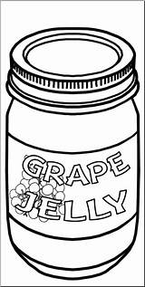 Jelly Grape Clipground sketch template