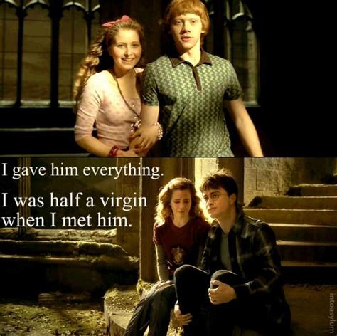poor hermione mean girls harry potter harry