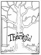 Tree Thanksgiving Thankful Activity Coloring Pages Am Kids Worksheet Lds Printable Leaves Craft Sheet Thank Thankfulness Print Sheets Fun Yesterday sketch template