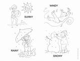 Weather Coloring Pages Kids Worksheets Worksheet Printable Colouring Sunny Sheet Drawing Preschool Color Book Sheets Kindergarten Grade Pre Printables Fall sketch template