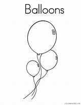 Coloring4free Coloring Balloon Pages Printable Kids Balloons Five sketch template