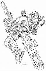 Coloring Transformers Pages Optimus Prime Printable Transformer Library Clipart sketch template