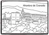 Alhambra Alambra Blogcolorear sketch template