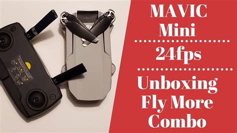 mavic mini combo unboxing   flight fps youtube