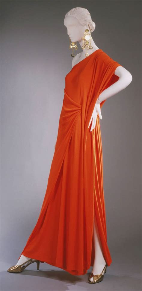 halston halston dress fashion 1970s women s evening dresses