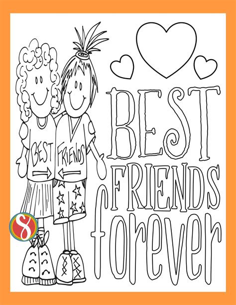 friends  coloring pages printable