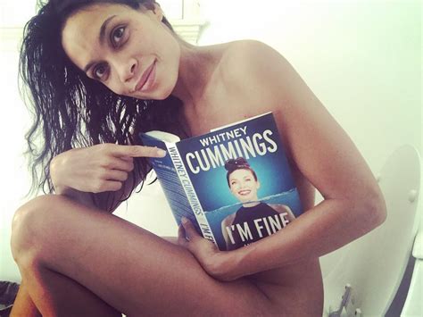 rosario dawson nude photo covered by a book 10 12 17 celebsflash