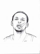 Curry Stephen Coloring Pages Basketball Drawings Players Draw Cartoon Nba Drawing Deviantart Steph Easy Sketch Name Golden State Pencil Visit sketch template
