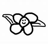 Coloring Flower Little Coloringcrew Pages sketch template