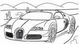 Bugatti Divo Chiron sketch template
