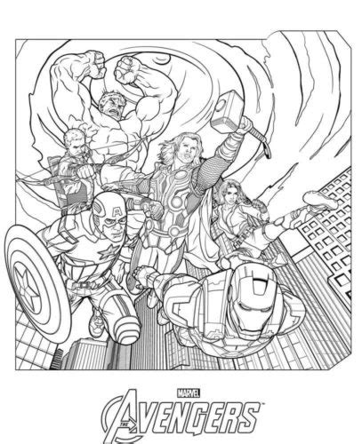 avengers infinity war coloring pages printable  printable