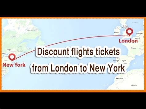 discount flights   london   york youtube