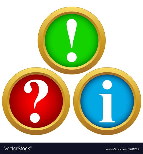 Question And Answer Icons Royalty Free Vector Image