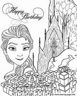 Castle Elsa Coloring Ice Pages Colouring Printable Gifts Disney Drawing Color Getdrawings Info sketch template