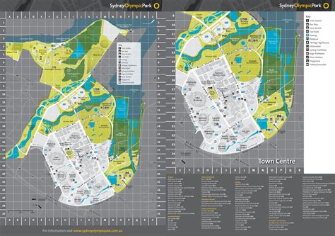 sydney olympic park map