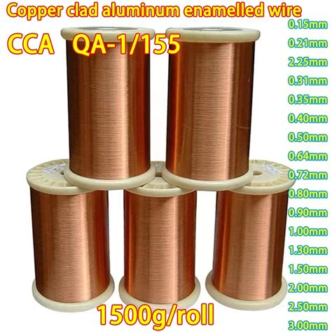 1500g Qa 1 155 Cca Direct Welded Copper Clad Aluminum Enameled Wire