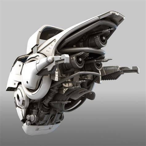 pin  dave skinner  robot mechanicweapon scifi drone robot concept art robots concept
