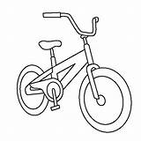 Bike Coloring Kids Pages Draw Bicycle Bikes Printable Drawing Colouring Clipart Preschool Kid Simple Boys Cliparts Transportation Cycling Clip Para sketch template