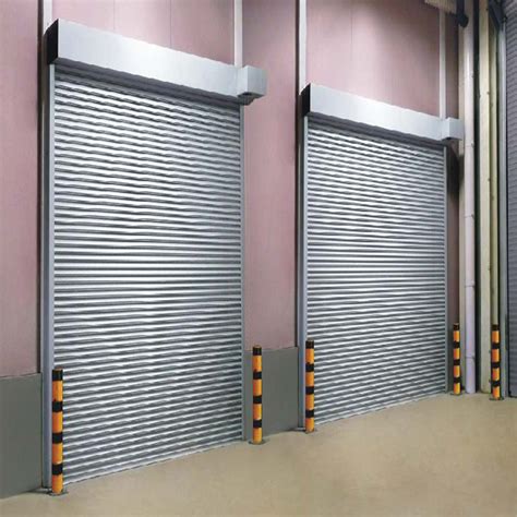 Stainless Steel Roll Up Shutter Door Commercial Steel Doors Factory