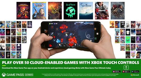xbox game pass cloud gaming surpasses  games  touch control support
