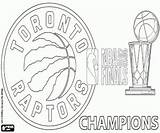 Raptors Toronto Nba Champions Coloring Game sketch template