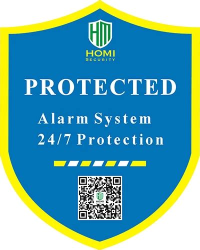 alarm warning stickers pcs  alarm system kits  security protection