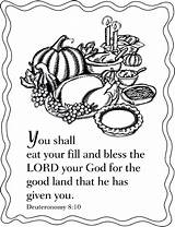 Thanksgiving Coloring Pages Kids Christian Fall Religious Scripture Printables Printable Scriptures Bible Sheets Adult Color God Sunday Lord School Crafts sketch template