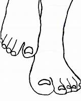 Feet Clipart Toes Drawing Clip Foot Toe Template Coloring Drawn Pair Base Cliparts Pony Line Male Transparent Pages Giant Deviantart sketch template