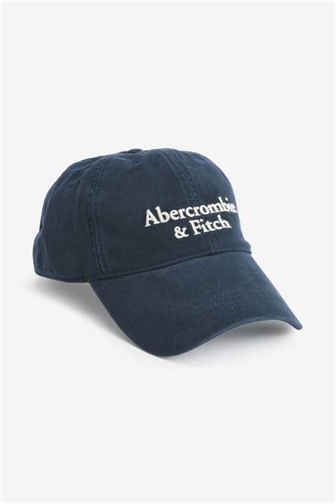 Abercrombie And Fitch Navy Logo Cap In 2020 Navy Logo Abercrombie