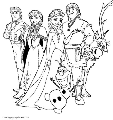 frozen coloring page printable printable world holiday