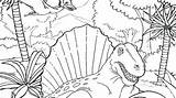 Coloring Fossil Pages Getcolorings Getdrawings sketch template