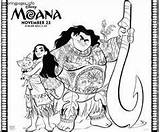 Moana Coloring Pages Printables Disney Sheets Kids Printable Book Adult sketch template