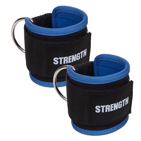 strength ankle straps pair   ankle strap  cable machines leg straps gym exercise
