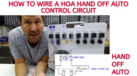 wire  hoa hand  auto control circuit youtube