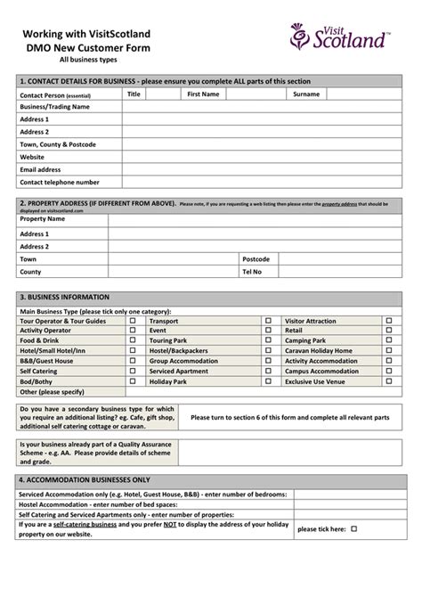blank booking form template  word   formats
