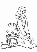 Coloring Cinderella Cleaning Pages Disney Floor Princess Print Colouring Drawing Draw Coloringhome Popular Choose Board Azcoloring sketch template