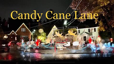 Candy Cane Lane 2022 Seattle Holiday Tradition Youtube