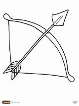 Arrow Bow Coloring Pages Kids sketch template